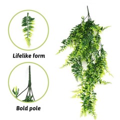 QUOZUO Reptile Plants, Terrarium Hanging Plant Vines Artificial Leaves Reptil…