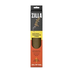 Zilla Brown Terrarium Liner 11.75X29.5 Safe Odor Reducing Reptile Bedding