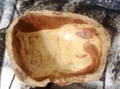 2 large Reptile Hide Aways. one rock, one log