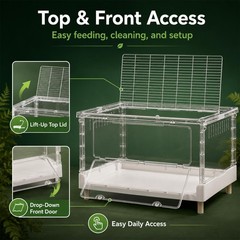 Jumping Spider Enclosure, Insect Terrarium, Bug Cage, Terrarium for Tara