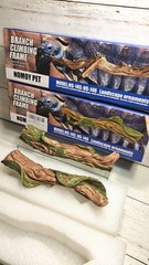 Reptile Tank Habitat Accessory Reptile Forest Climbing Resin Branch 7 Inch 2pack