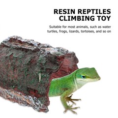 Reptiles Toy Turtle House Aquarium Ornament Reptile Hide Box Reptile Hide Cave