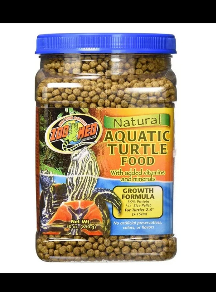 Zoo Med Aquatic Turtle Growth Food Formula, 30 oz