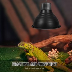 Reptile Reflector Dome Lamp Cover Fixture Reptile Lampshade Reptile Box Heat