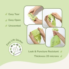 Compostable Dog Poop Bags Rolls 180 Count | Certified OK Compost HOME, BPI & …