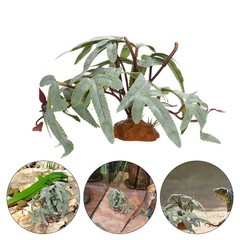 Simulated Plant Green Plants for Reptile Terrarium Aquarium Artificial