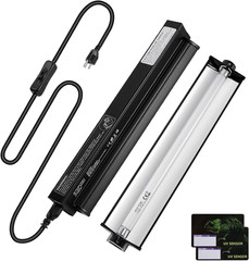 DXOPHIEX 8W HO T5 UVB Reptile Light Fixture with Bulb 12 Inch, Bearded Dragon Uv