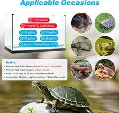 Large Standing Turtle Basking Platform W/ Ramp(6.49″-15.16″ H 10.8″ ×8.6″