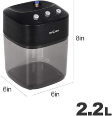 REPTI ZOO 2.2L Solo Adjustable Starter Mister for Reptile Terrariums Humidifier