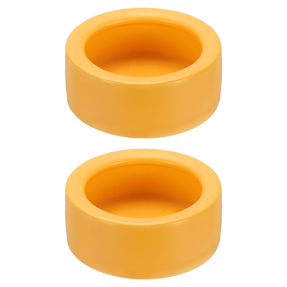 Reptile Food Bowl Worm Water Dish Ceramic Pet Bowl Small 2″ Clay 2 Pack