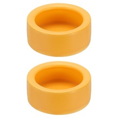 Reptile Food Bowl Worm Water Dish Ceramic Pet Bowl Small 2″ Clay 2 Pack