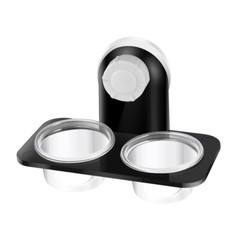 Reptile Water Dish Food Bowl Feeding Station for Crested Gecko Lizard Feeder