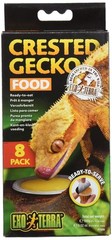 Exo Terra Crested Gecko Food 8 Pack Nutrient Rich Pre Portioned Cups