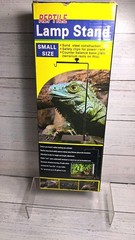 Reptile Lamp Stand, Adjustable 16-31 Inch Domes Heat Lamp Metal Bracket Floor…