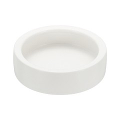 Reptile Food Bowl Worm Water Dish Ceramic Pet Bowl Small 4″ White