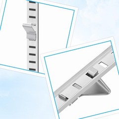 20 Pcs Heavy Duty Metal Shelving Brackets Clips Cabinet Shelf Clips Adjustabl…