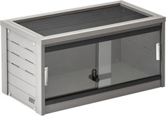 New Age Pet ECOFLEX Small 24″ Reptile Habitat Enclosure, Glass Front Terrarium f