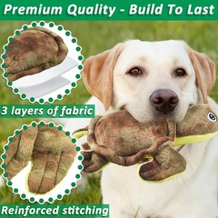 Stuffed Animal Dog Toys, 5 Pack Tough Squeaky Dog Toys, Plush Toys Assortment…