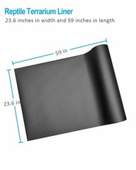Bearded Dragon Tank Accessories, 120 Gallon Reptile Terrarium Mat Liner, Bear…