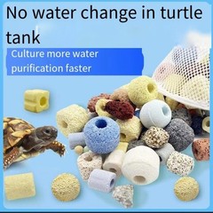 1000g, 2.2lb【No ore】 Aquarium bio Media,6 in 1 Ceramic Filter Medi