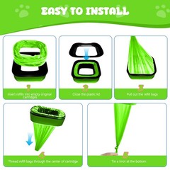 14 Pack Cat Litter Refill Bags, 7-Layer Odor-Control Cat Litter Pail Refills,…
