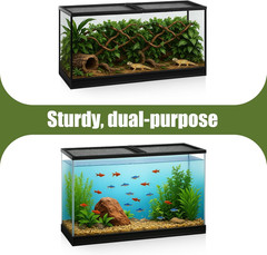 55 Gallon Screen Cover for Hinged Door Pet Reptile Terrarium Screen Cover Large