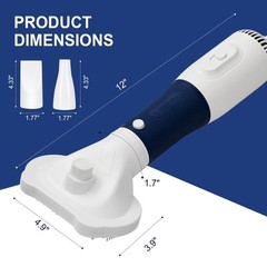 3-in-1 Pet Hair Dryer & Slicker Brush for Dogs & Cats – Portable, Quiet, Adju…
