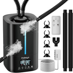 1.32 Gal / 5L Reptile Fogger Humidifier, with Remote & Timer, with Precise Humid