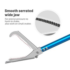G2 60-inch Professional All-Aluminum Alloy Snake Tong Reptile Grabber Rattle …
