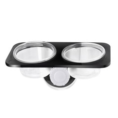 Reptile Water Dish Food Bowl Feeding Station for Crested Gecko Lizard Feeder