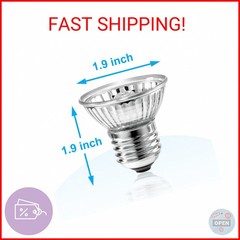 DaToo Reptile Heat Lamp Turtle Heating Light 4PCS 50W UVA UVB Heat Bulb Simulate
