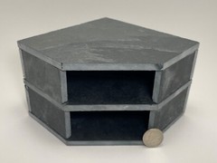 Double Slate Cave Hide 6x6x4″ for Plecos / Fish / Shrimp / Reptile Aquarium