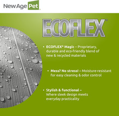 New Age Pet ECOFLEX Small 24″ Reptile Habitat Enclosure, Glass Front Terrarium f