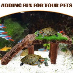 Reptile Basking Platform Turtle Resting Rockery for Tortoise Setup