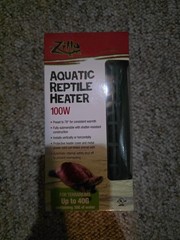 Zilla Aquatic Reptile Heater 100 Watt For Terrariums up to 40 Gallons