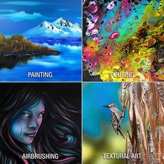 U.S. Art Supply 4×4 Mini Canvases for Painting, 12 Pack Bulk Small Stretched …