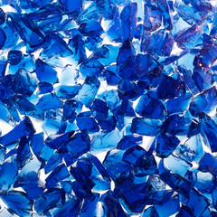 Organic Mechanics 2nd Sand Recycled Glass, Cobalt Blue, 1lb
