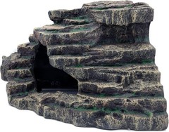Versatile Extra Large Reptile Cave: Humidity Control for Shedding and Hiding