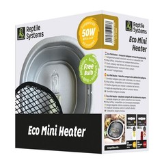 Reptile Systems ECO Mini Heater WHITE 50W – Size 10.2×10.2x40mm (LxWxH) New