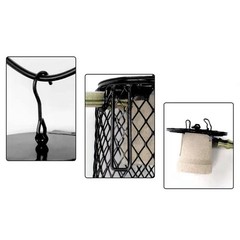 Basking Light Cover Reptile Heat Lamp Guard, for Lizard Amphibian Terrarium