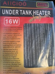 Allcioo UNDER TANK HEATER – 16 WATT – 30 – 40 GAL – 8×12 IN