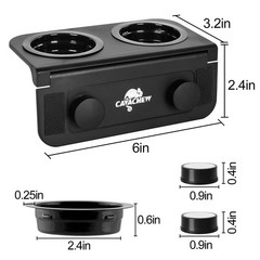 Magnetic Gecko Feeding Ledge, ABS Foldable Reptile Feeder Ledge with 6pcs Pla…
