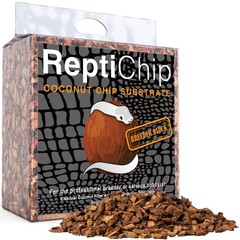 ReptiChip Reptile Substrate Coconut Chip Bedding 72 Quart Compressed Organic …