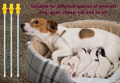 30 Pcs Artificial Insemination Dog Breeding Rods, Disposable Animals Breeding Tu