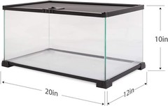 Sliding Screen Top Reptile Habitat 20″x12″x10″