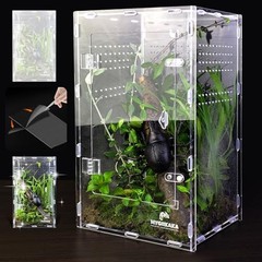 Acrylic Jumping Spider Enclosure – Insect Terrarium for Spiders, Mantises, Taran