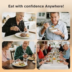 AuntyFey 4PCS Weighted Adaptive Utensils, Parkinsons Utensils for Hand Tremor…