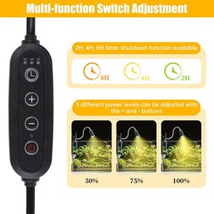 REPTI HOME Turtle Basking Light (Cycle Timer), Tortoise Lamp UVA UVB Heat Bul…