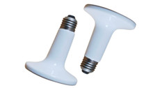 Ceramic Heat Lamp Bulb Infrared Pet Heater Aquarium Terrarium Snake Lizard 2 Pcs
