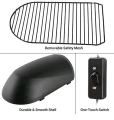 Oiibo Bird Cage Light Fixture Combo Kit, AvianSun Lamp Hood with 2.4% UVB UVA…